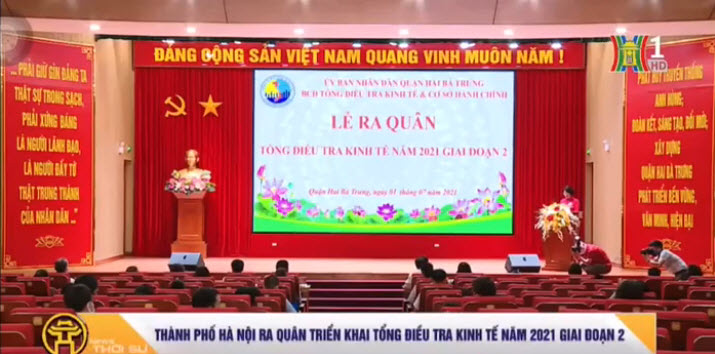 Thành phố Hà Nội ra quân triển khai Tổng điều tra kinh tế năm 2021 giai đoạn 2